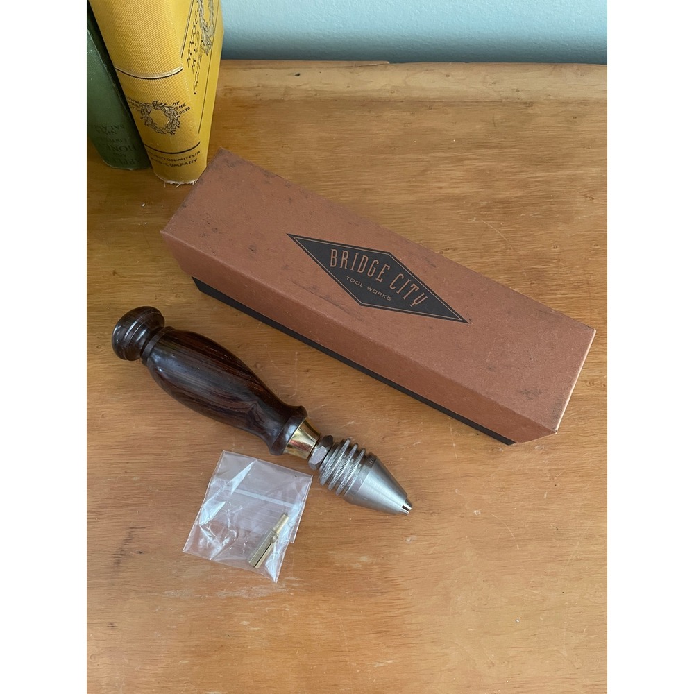 Bridge City Tool Works PV-1 Pin Vise Wood Handle Hand Tool 1999 JPM 1101-144S
